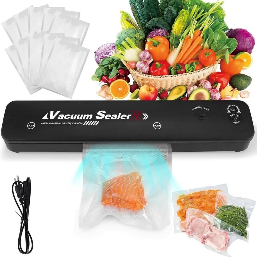 Automatische Vacuümsealer met 10 Zakken Vacumeermachine voor Voedselconservering en Sous Vide
