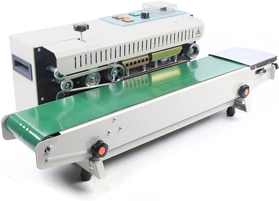 Automatische Verzegelmachine Folie Sealer en Verpakken Constante Temperatuur 87cm Breed Zilver