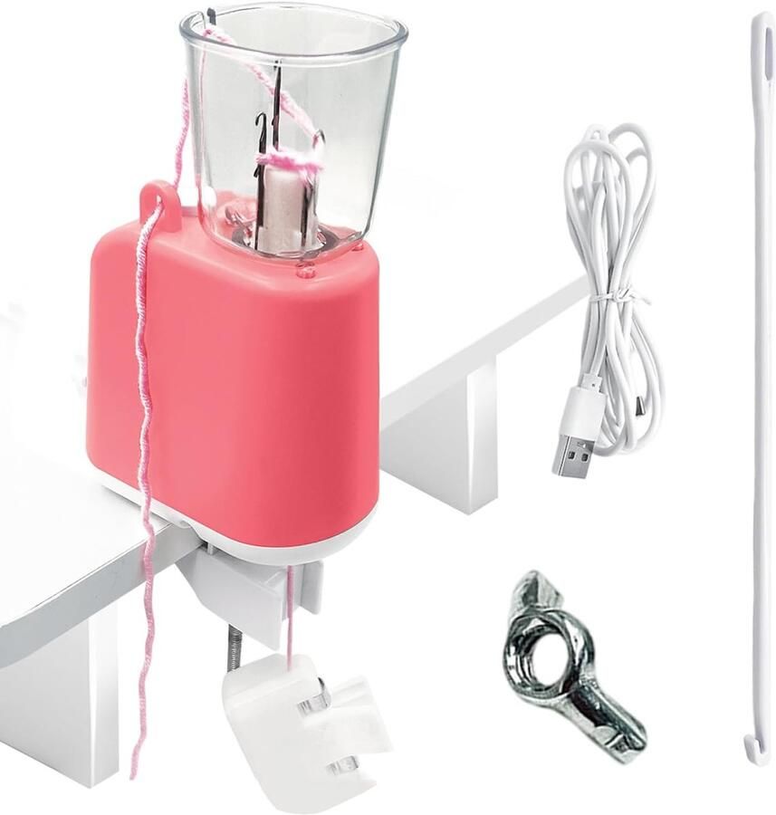 Automatische Vlechtmachine Sieraden Maker Armbanden Maken Eenvoudige Bediening 19 x 19 x 14 cm Roze