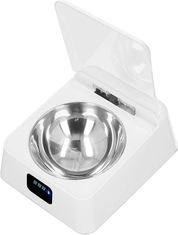 Automatische Voederdispenser voor Huisdieren 350ML met Inductiedeksel voor Katten en Honden Slimme Voeding voor Dieren