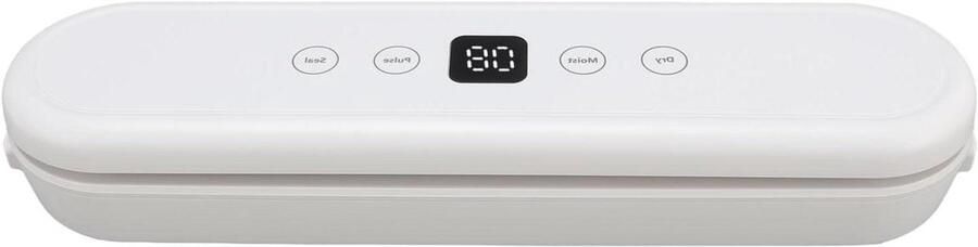Automatische Vacumeermachine Voedselconserver Voedsel Vers Houden Krachtige Zuigkracht Compact Zwart