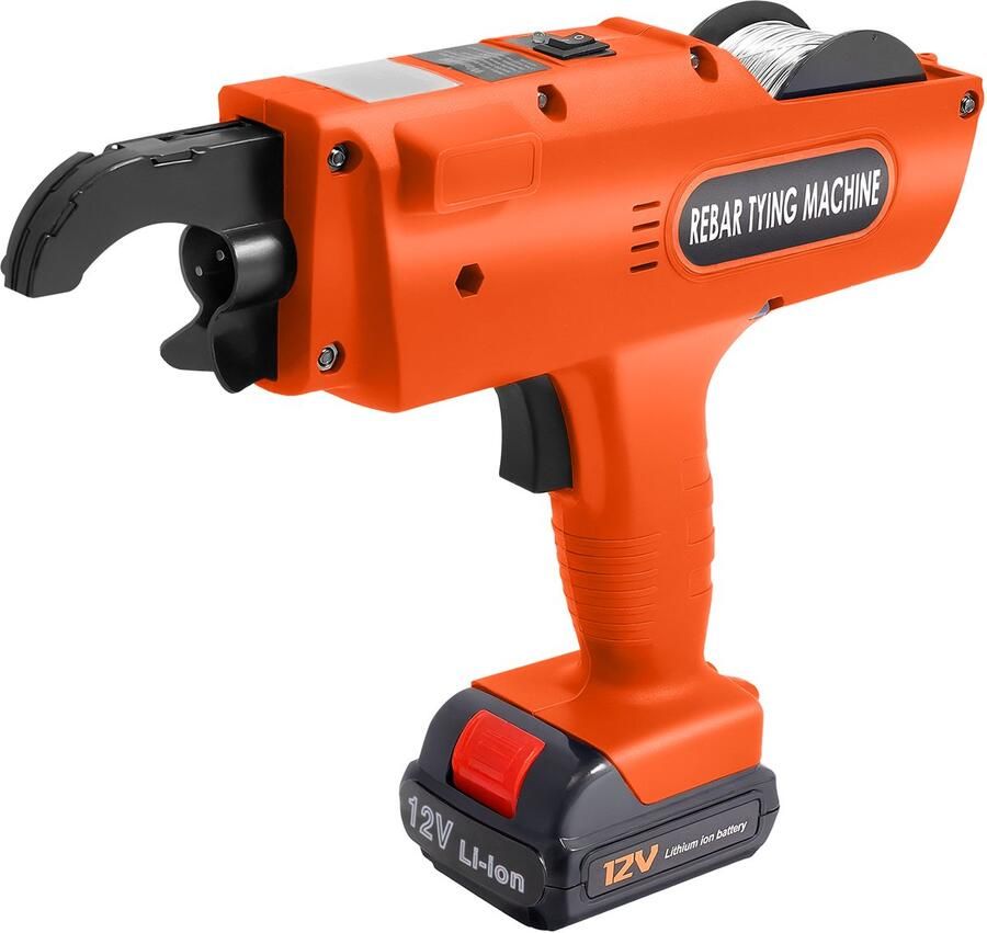 Automatische Wapeningsmachine Oranje 12V Batterij Gelegeerd Staal Voor Bouwplaatsen