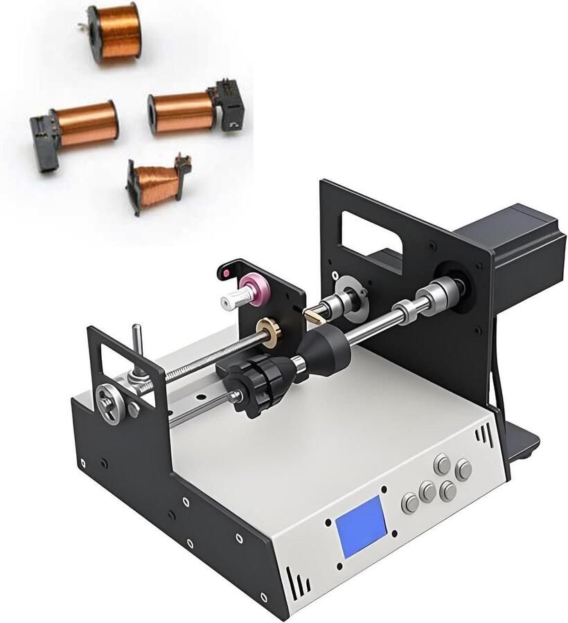 Automatische Wikkelmachine Spoelwikkelmachine Buizenversterker Industrieel Spoelen Wikkelen Intelligent Programma Nauwkeurig 37 x 32 x 27 cm