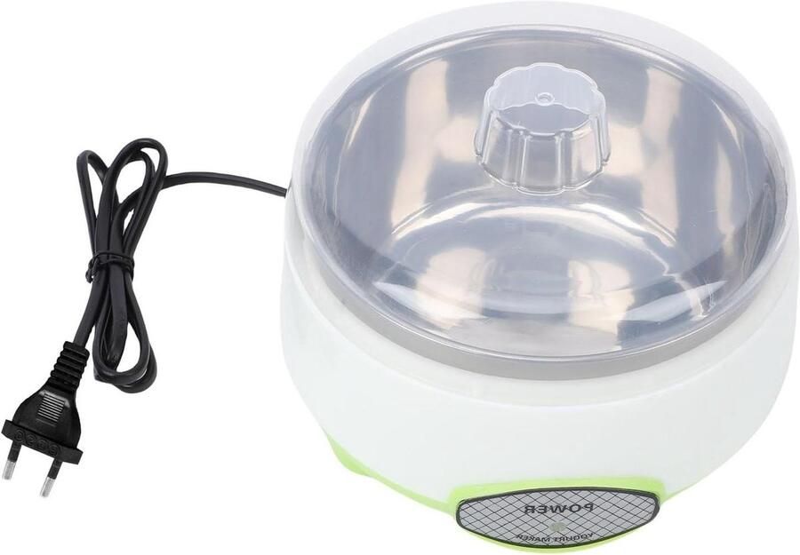 Automatische Yoghurtmaker Apparaat Thuis Verse Yoghurt Maken Constante Temperatuur 17 x 17 x 13 cm Zilver