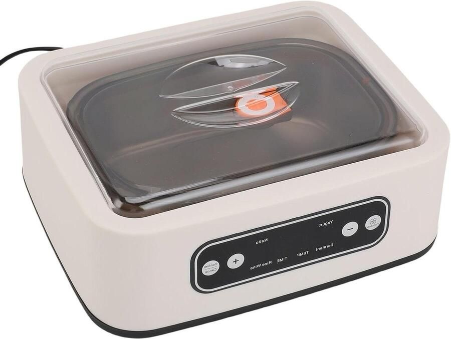 Automatische Yoghurtmaker Fermentatiemachine Zelf Yoghurt Maken Constante Temperatuur 1.6L Capaciteit Wit