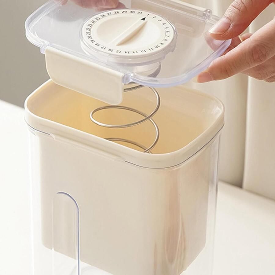 Automatische Yoghurtmaker Zelfgemaakte Yoghurt Verse Yoghurt Maken Ingebouwde Timer Compact Formaat Wit