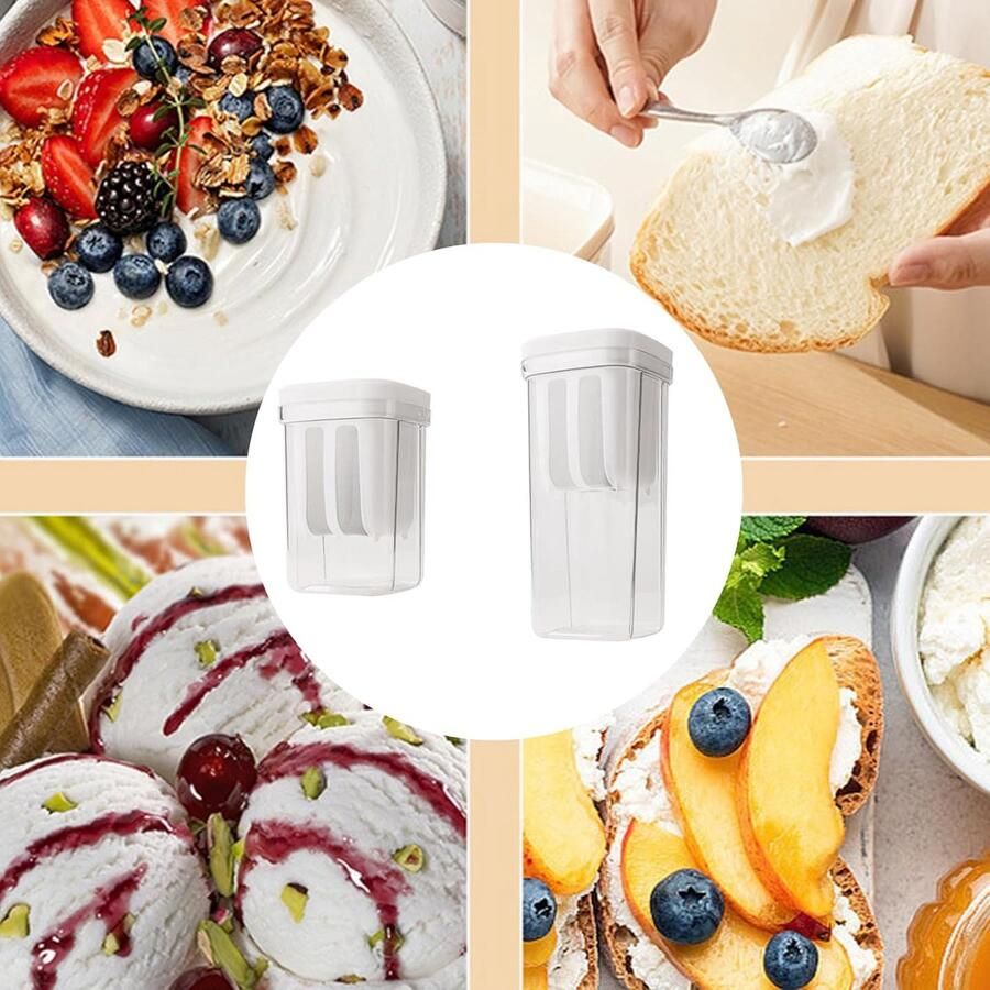 Automatische Yoghurtmaker Zelfgemaakte Yoghurt Verse Yoghurt Maken Ingebouwde Timer Compact Formaat Wit
