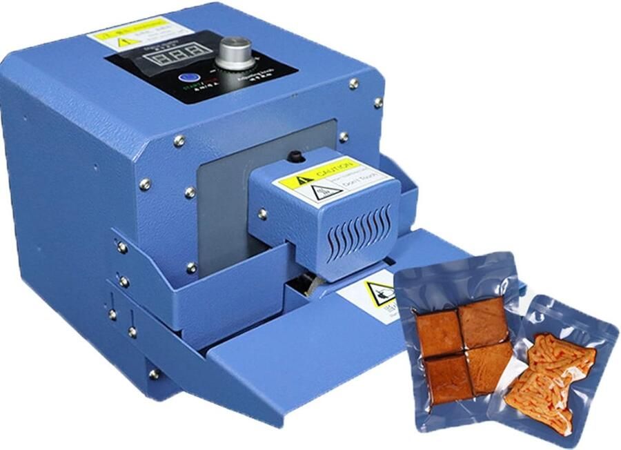 Automatische Zakkensluiter Rolsluitmachine Voedsel Verpakken Constante Temperatuur 285 x 188 x 188 mm