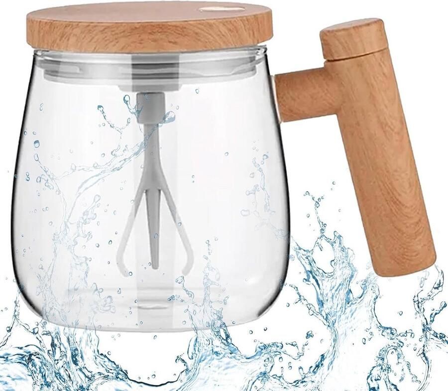 Automatische Zelfroerende Koffiemok Elektrische Mengbeker voor Warme Dranken 400ML