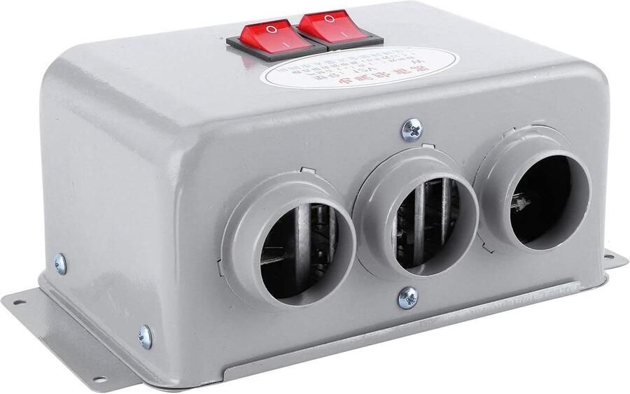 Autoverwarmer Draagbare Verwarming Auto Opwarmen 3 Luchtuitlaten 12V Zwart