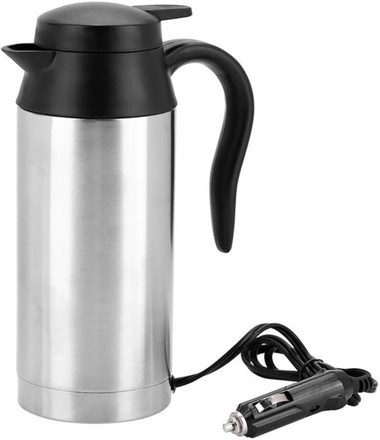 Autowaterkoker 24 V draagbaar 750 ml grote capaciteit voor op reis in de auto of vrachtwagen geschikt voor het drinken van thee en koffie - Foto 1
