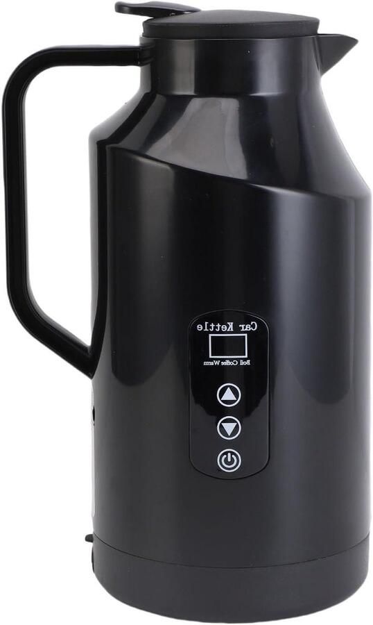 Autowaterkoker Draagbare waterkoker Warme dranken maken Nauwkeurige temperatuurregeling 1500 ml Zilver