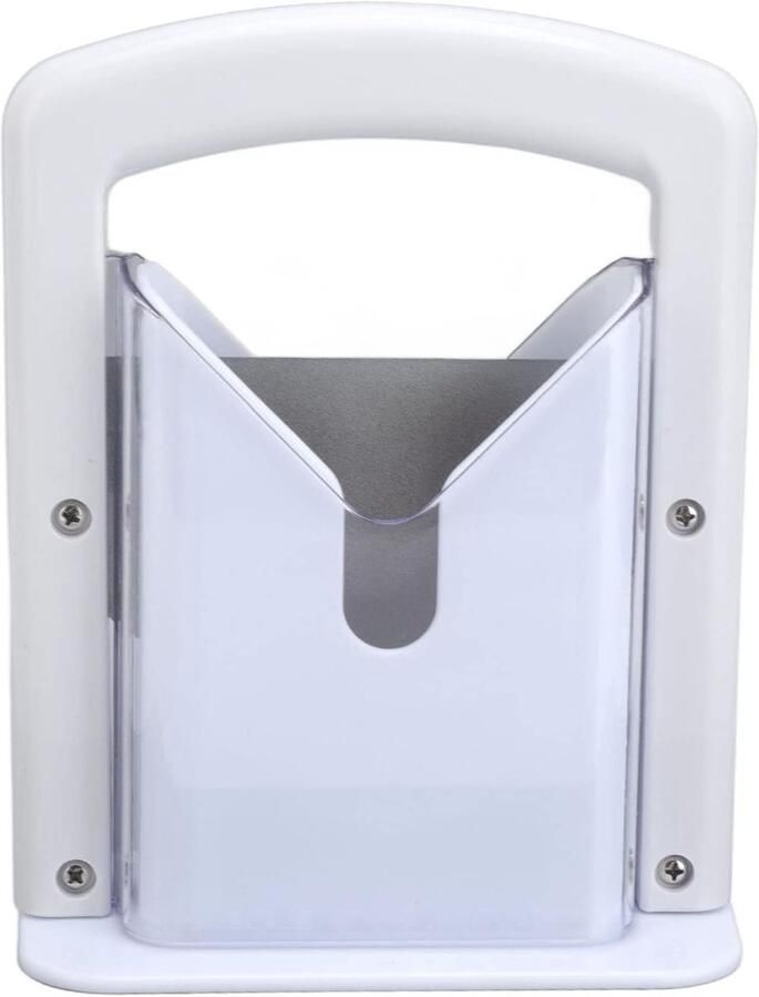 Bagel Guillotinesnijder met Veiligheidsscherm en Handige Handgreep Universele Snijmachine voor Bagels Brood en Muffins