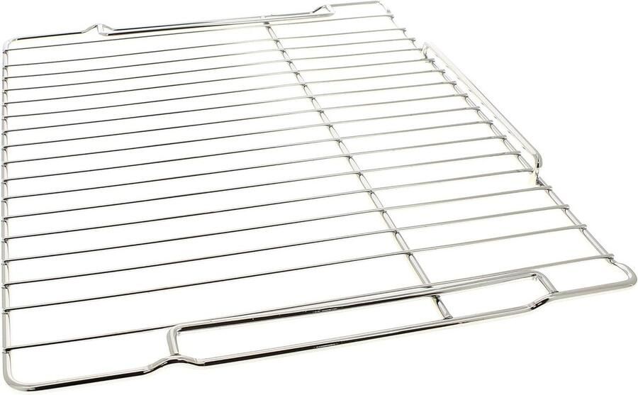 Bak- en grillrooster BBQ rooster Buiten koken Roestvrij staal 37 x 45 cm Zilver