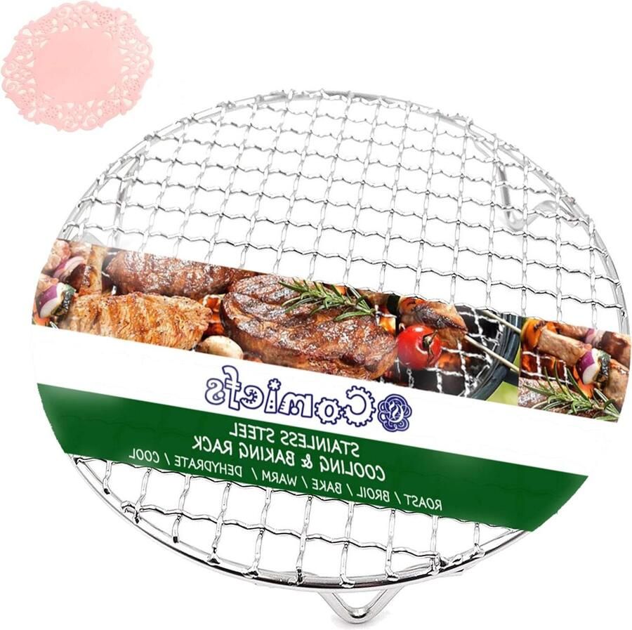 Bak en Koelrek Stoomrek RVS Bakken en Koken Met Poten 165 cm Zilver