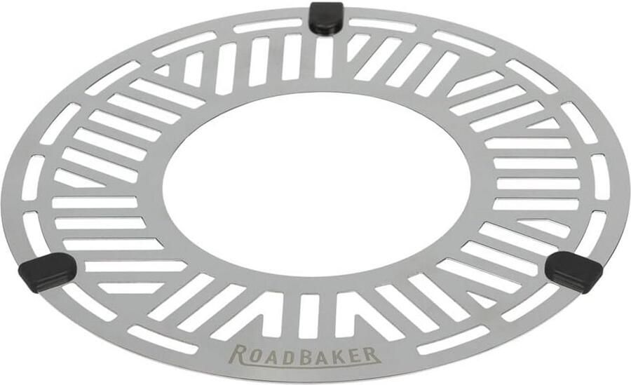 Baking Grid with Silicone Edge Protection for Portable Ovens and Roasting Pans