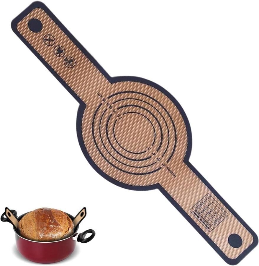 Bakmat Brood Sling Dutch Oven Mat Thuis Bakken Anti-aanbak Hanteren 56 x 21 cm