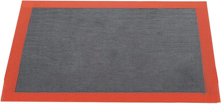 Bakmat Silicone Oven Liners Bakken en Braden Hittebestendig 39.6 x 22 cm Multicolor