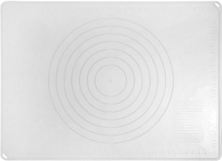 Bakmat Siliconen Bakplaat Mat Bakken en Koken Met Schaalverdeling 70 x 50 cm Transparant