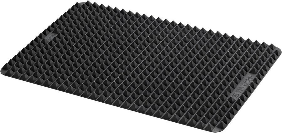 Bakmat Siliconen Bakplaat Mat Bakken Zonder Plakken BPA-vrij Materiaal 41 x 29 cm Zwart
