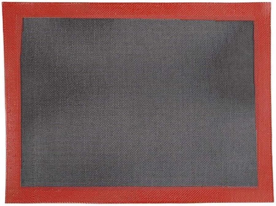 Bakmat Siliconen Rolmat Oven Brood Bakken Ademend Anti-aanbak 40 x 295 cm Zwart