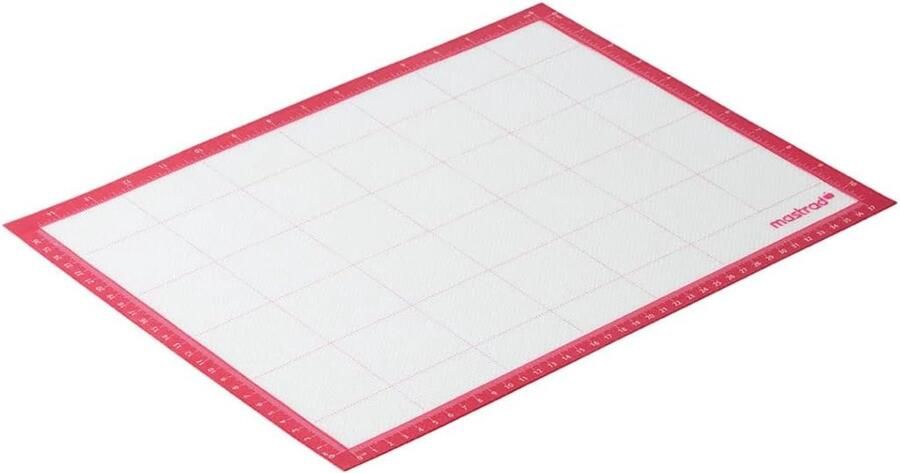 Bakmat van siliconen Bakplaat herbruikbaar Bakken en koken Anti-aanbaklaag 30 x 40 cm Grijs