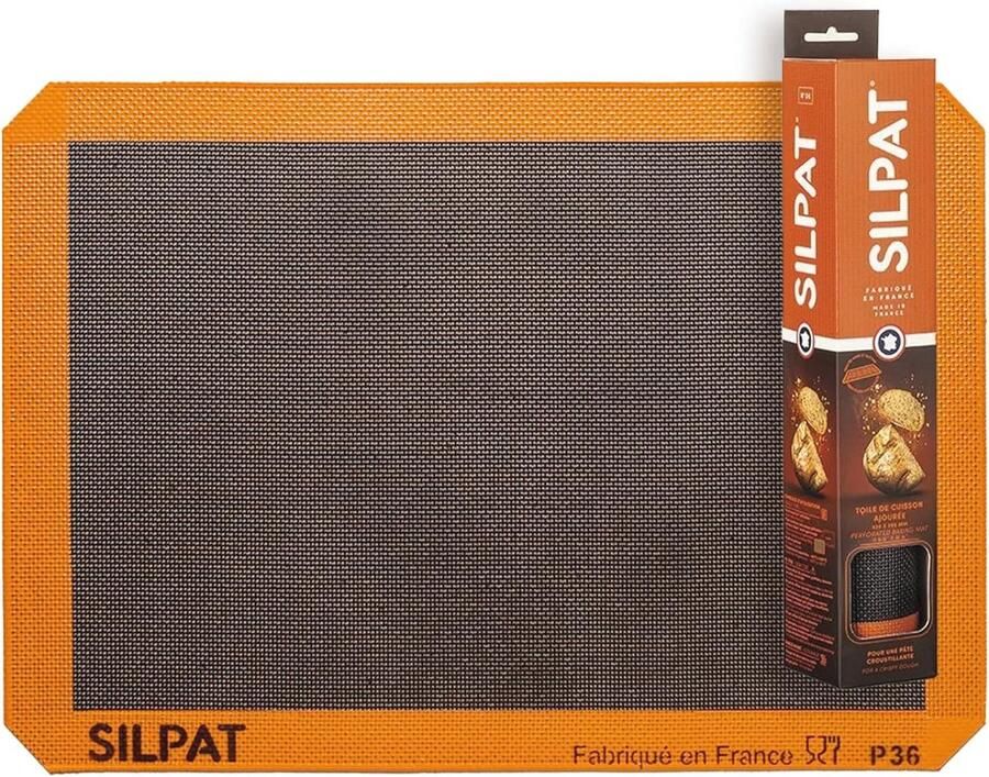 Bakmat voor brood Antiaanbaklaag Siliconen Geschikt voor oven en vriezer 11-5 8 x 16-1 2