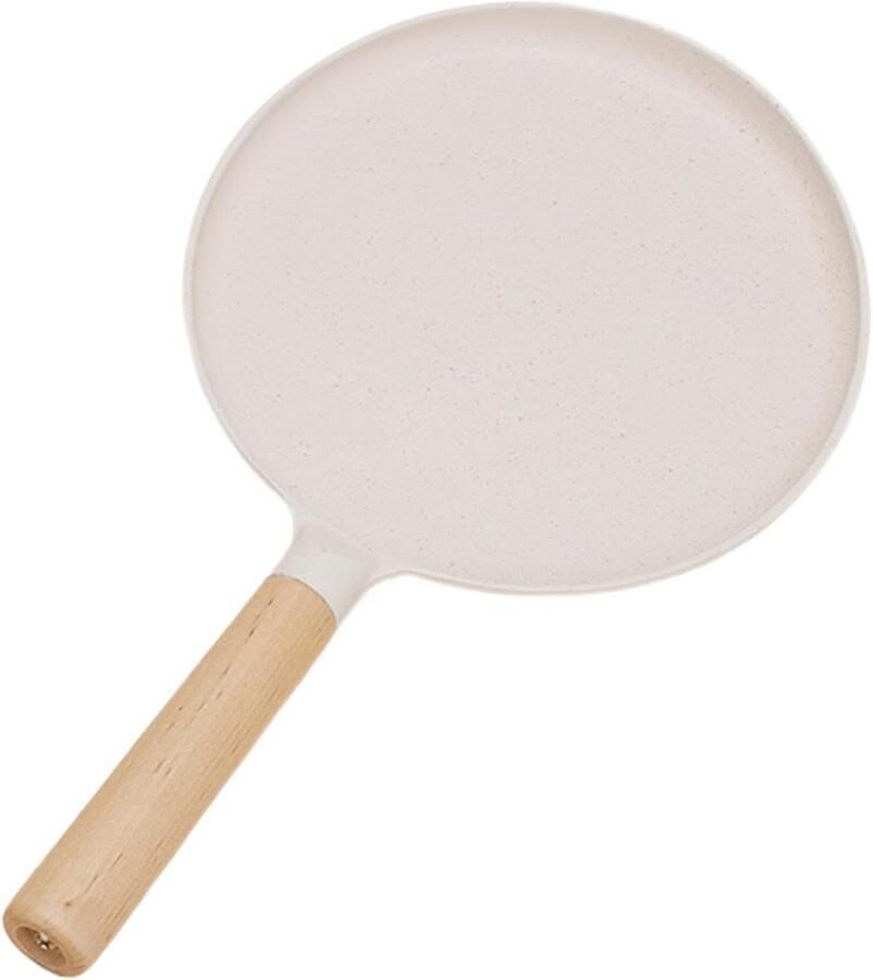 Bakpan Koekenpan Braadpan Efficiënt Koken Snelle Warmtegeleiding 24 Cm Wit