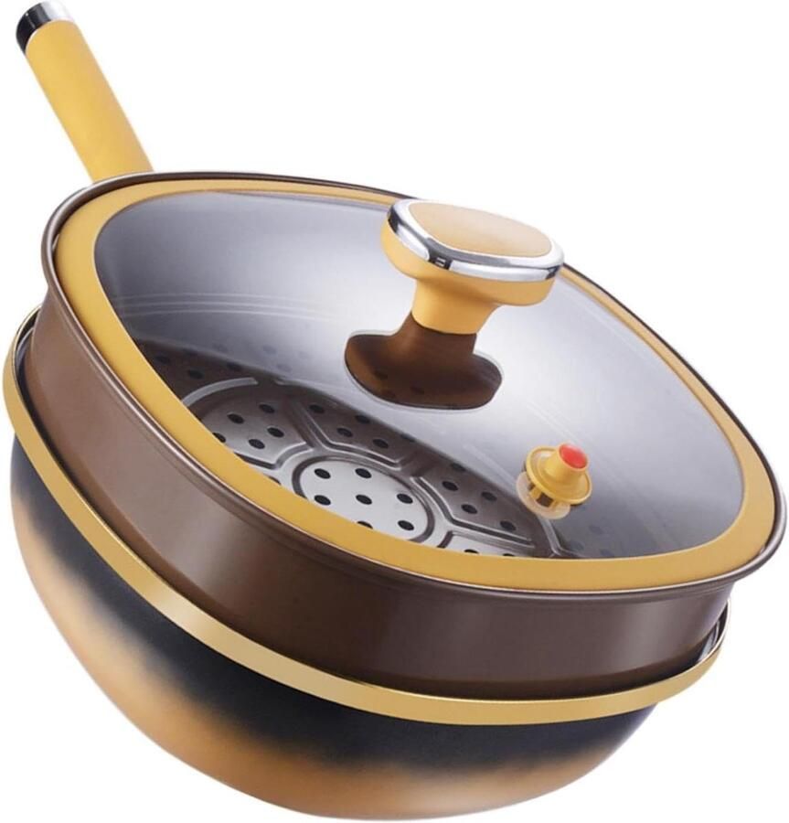 Bakpan Kookpan Skillet Gezond Koken Gelijke Warmtespreiding 30 x 10 cm Zilver