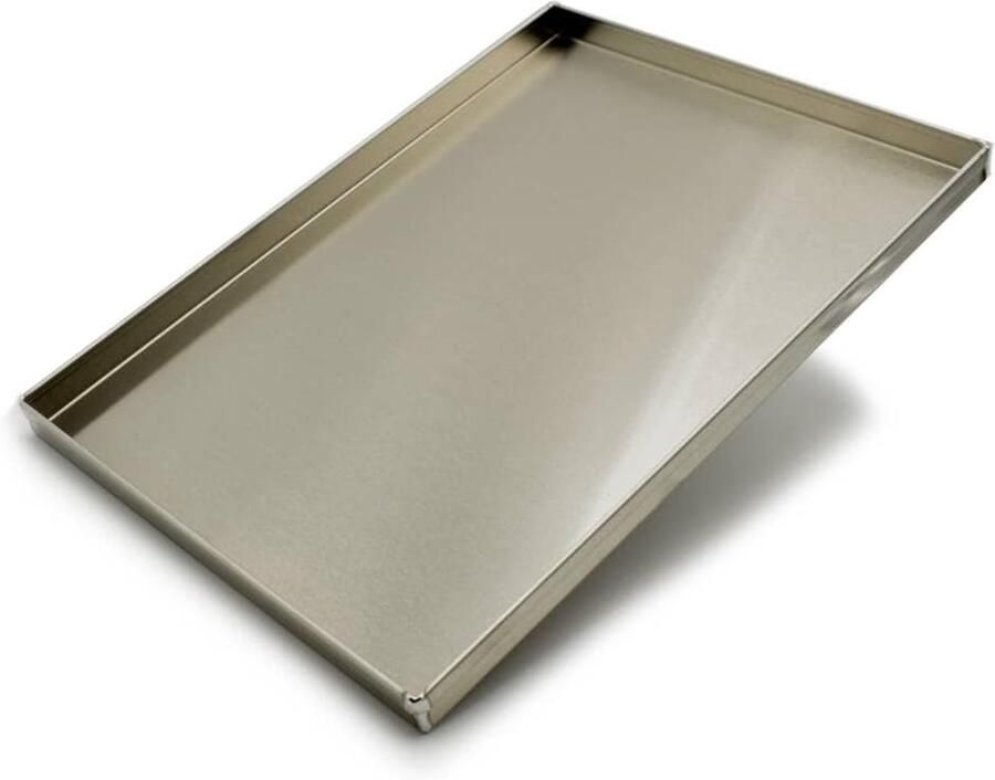 Bakplaat Aluminium Bakplaat Oven Bakken Thuis Professionele Kwaliteit 30x40x2 cm Zilver