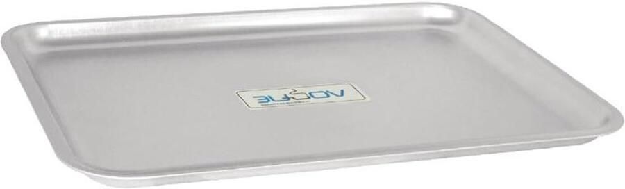 Bakplaat Aluminium Ovenplaat Gril Professioneel Bakken Gelijkmatige Warmte 425 x 311 mm Zilver