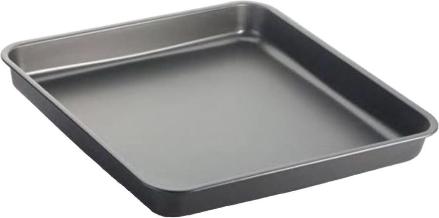 Bakplaat Aluminium Ovenschaal Vierkant Bakken en Braden Antiaanbaklaag 40x40x6 cm Zilver