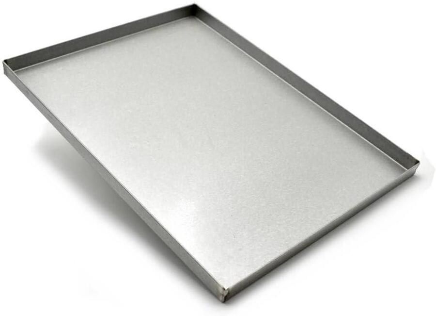 Bakplaat Aluminium plaat Bakken in oven Professionele kwaliteit 30x40 cm Zilver