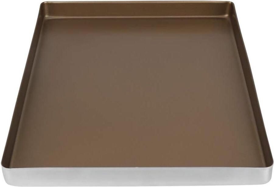 Bakplaat Aluminiumlegering Bakvorm Oven Eenvoudig Bakken Antiaanbaklaag Goud 40 x 30 cm Goud