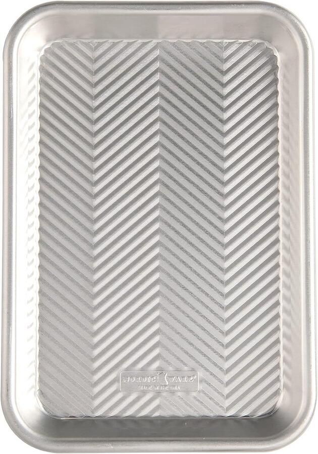 Bakplaat Bakblik Bakken Betere luchtstroom 25 x 18 cm Zilver