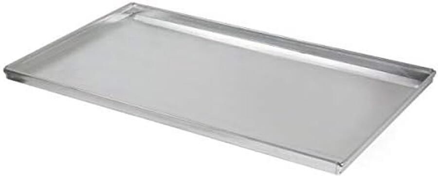 Bakplaat Bakvorm Aluminium Professioneel Bakken Hoge Robuustheid 60 x 40 x 2 cm Zilver