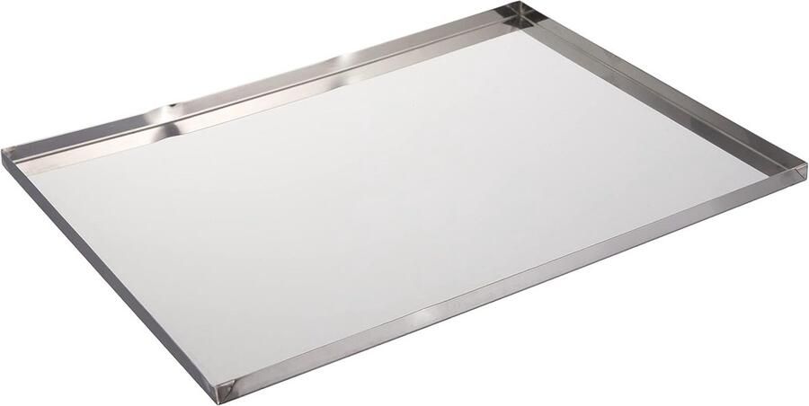 Bakplaat Bakvorm Bakken en braden Roestvrij staal 40 x 60 cm Zilver