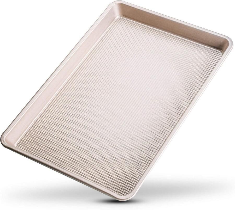 Bakplaat Bakvorm Koekjes Bakken Diamant textuur Halve Sheet Roségoud