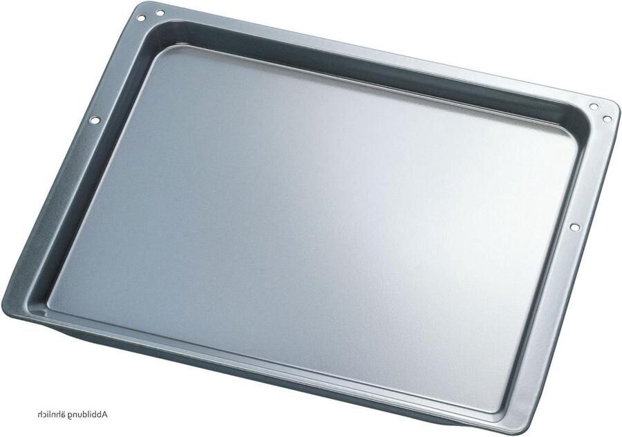 Bakplaat Bakvorm Ovenplaat Bakken en Braden Geëmailleerd Oppervlak 30 x 375 x 455 mm Grijs