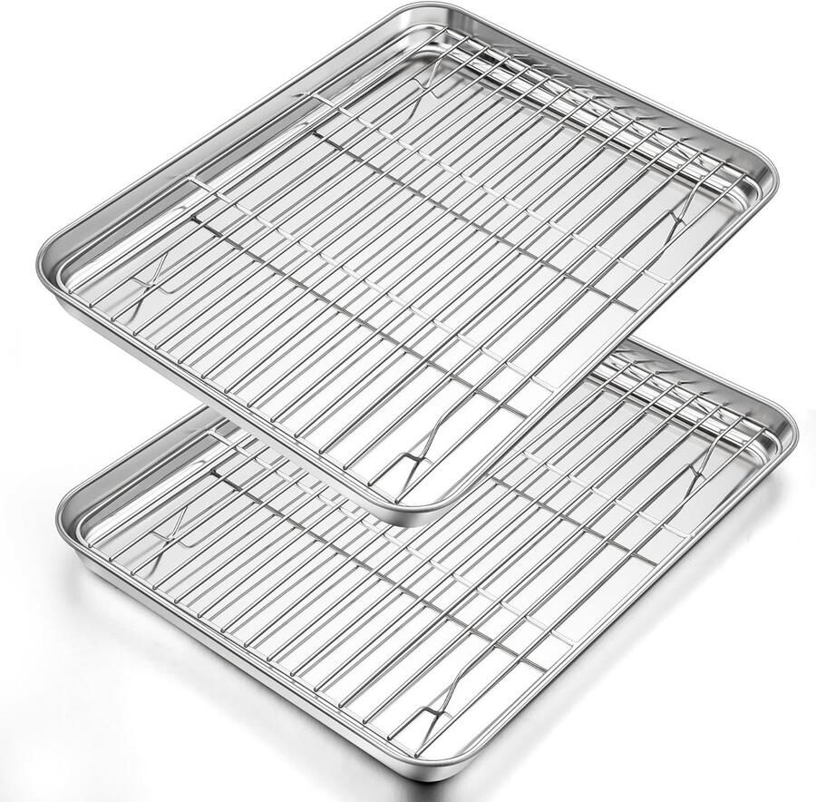 Bakplaat electrisch Roestvrij staal 40 3 x 30 3 x 2 5 cm Duurzaam en gemakkelijk schoon te maken Voor bakken en grillen