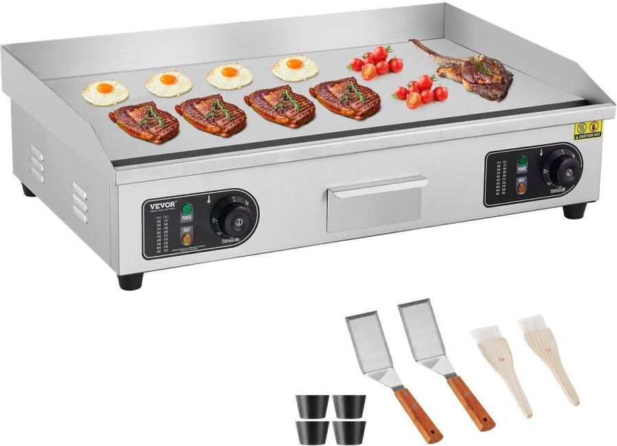Bakplaat Elektrische Bakplaat Grill Apparaat Grill Plaat 30 inch 4400W Horeca Grillplaat voor Perfect Grillen
