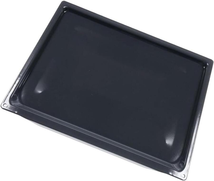Bakplaat Geëmailleerd Ovenplaat Bakken en Braden Duurzaam Emaille 458 x 364 mm Zwart