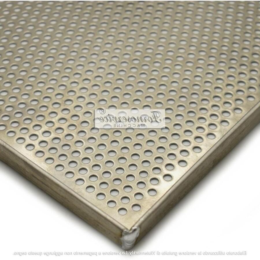 Bakplaat geperforeerd Aluminium bakvorm Professioneel bakken Grote luchtdoorgang 60 x 40 cm Aluminium