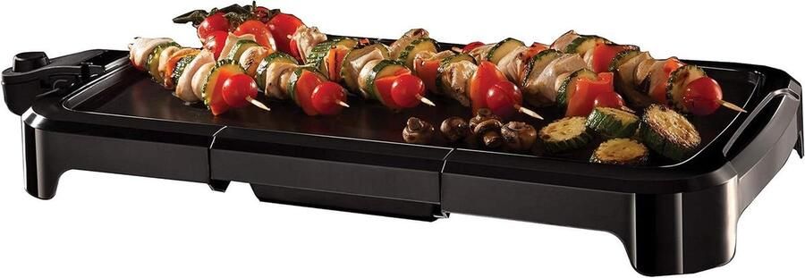 Bakplaat Grillplaat Gezellig Koken Grote Anti-aanbaklaag 50x26cm Zwart