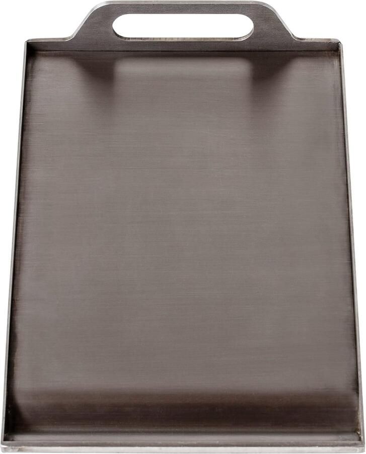 Bakplaat Grillplaat Gezond Koken Roestvrij Staal 415 x 245 cm Zilver