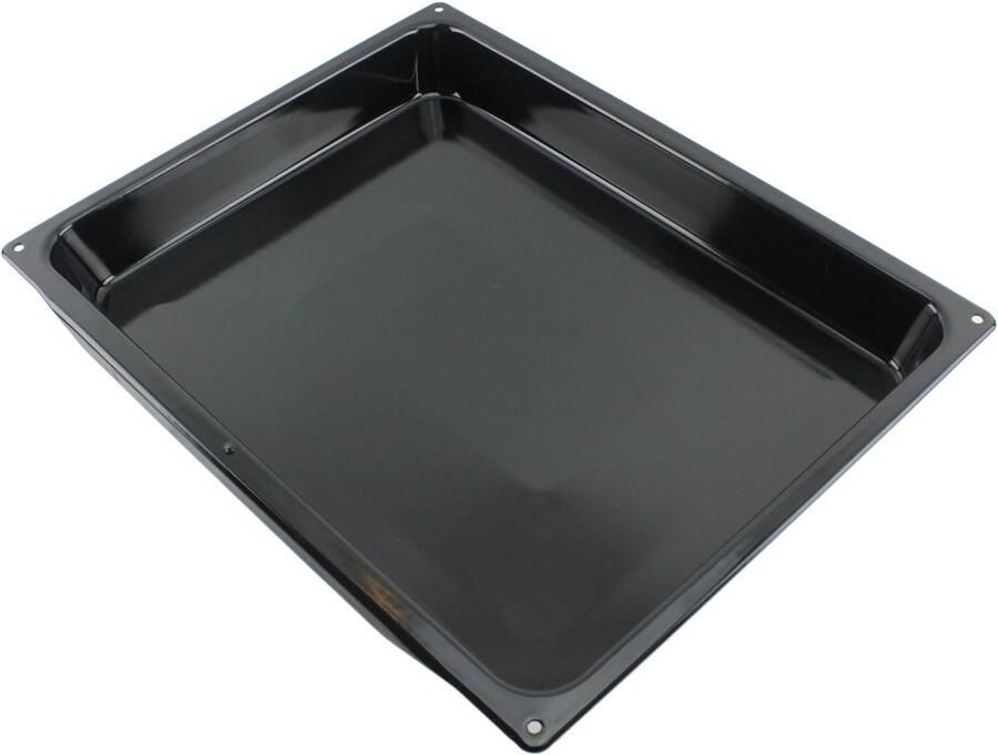 Bakplaat Grillplaat Oven Koken Bakken Geglazuurd Emaille 45.7 cm Zwart
