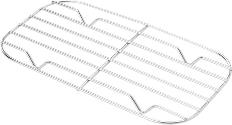Bakplaat Koelrek Kookrek Keuken Hulp Stevige RVS Constructie Klein 15 cm Zilver