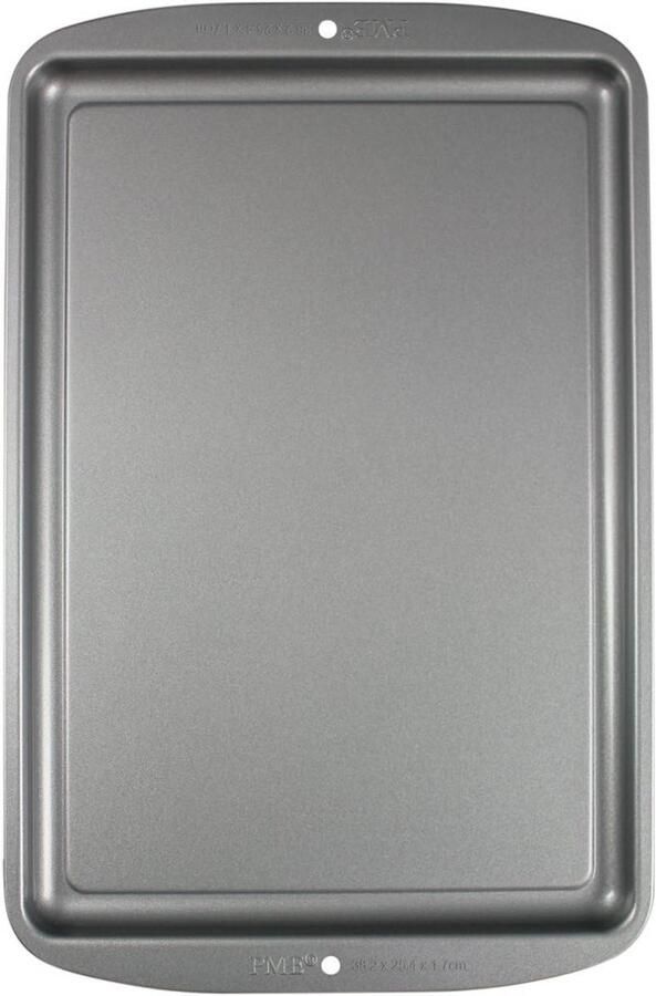 Bakplaat Koolstofstaal Bakvorm Koekjes Bakken Antiaanbaklaag 38x25 cm Zwart