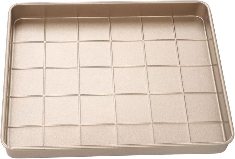 Bakplaat Koolstofstaal Ovenschaal Taartvorm Bakken Thuis Antiaanbaklaag Snel 38 x 26 cm