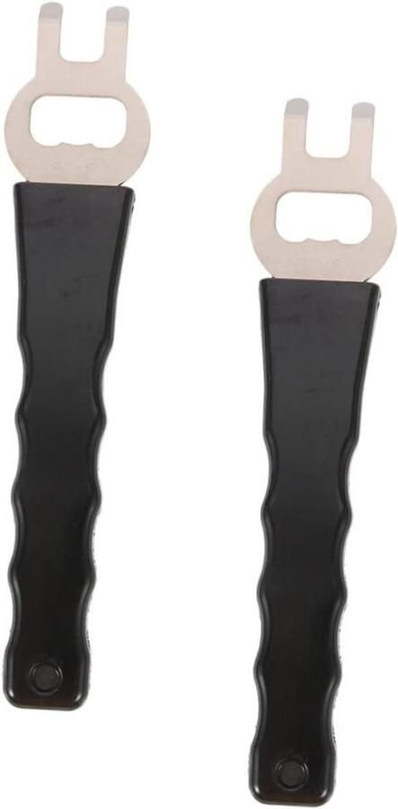 Bakplaat Lifter Rooster Grijper Hete Platen Klemmen Stevig Staal Plastic 2 Stuks Zoals Getoond